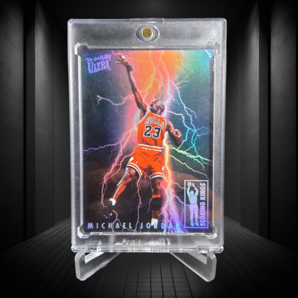 1993-94 Custom Basketball Card Ultra Scoring Kings Refractor #SKMJ - Michael Jordan