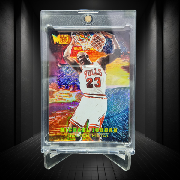 1995-96 Custom Basketball Card Metal Molten Metal #23 - Michael Jordan