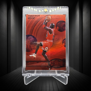 1997-98 Custom Basketball Card Metal Universe Precious Metal Gems Red #23A - Michael Jordan